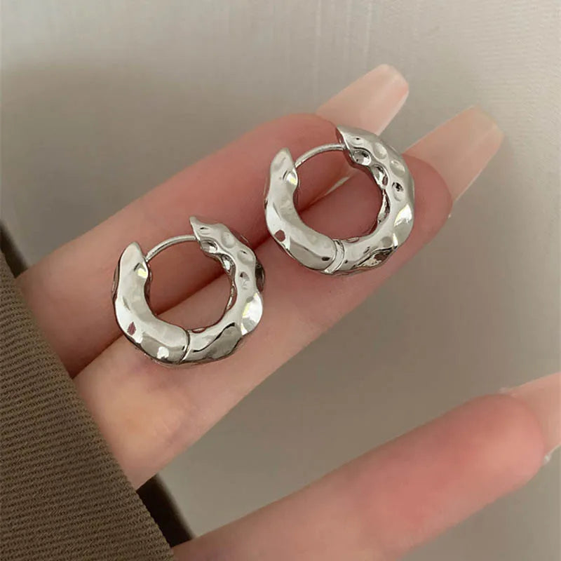 Chunky Hoop Earrings