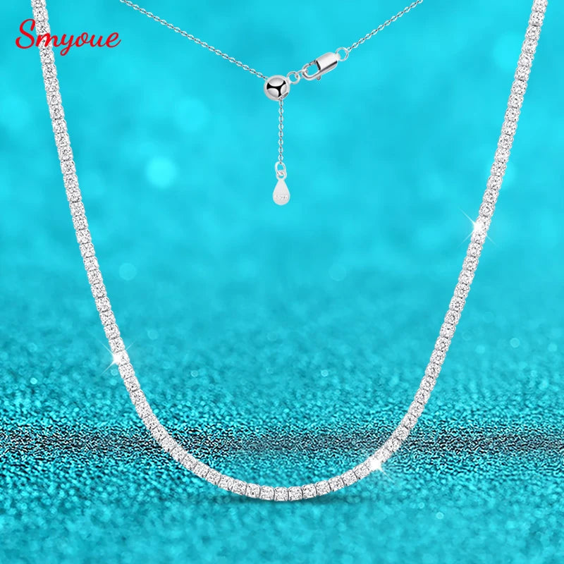 Smyoue's Exquisite Tennis Necklace