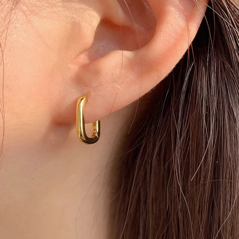 Chunky Hoop Earrings