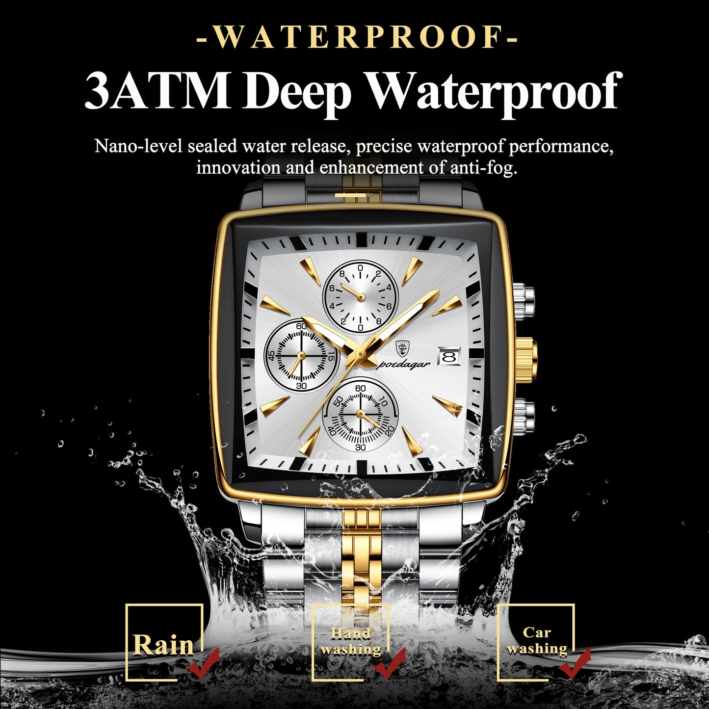 Luxury Square Sport Watch