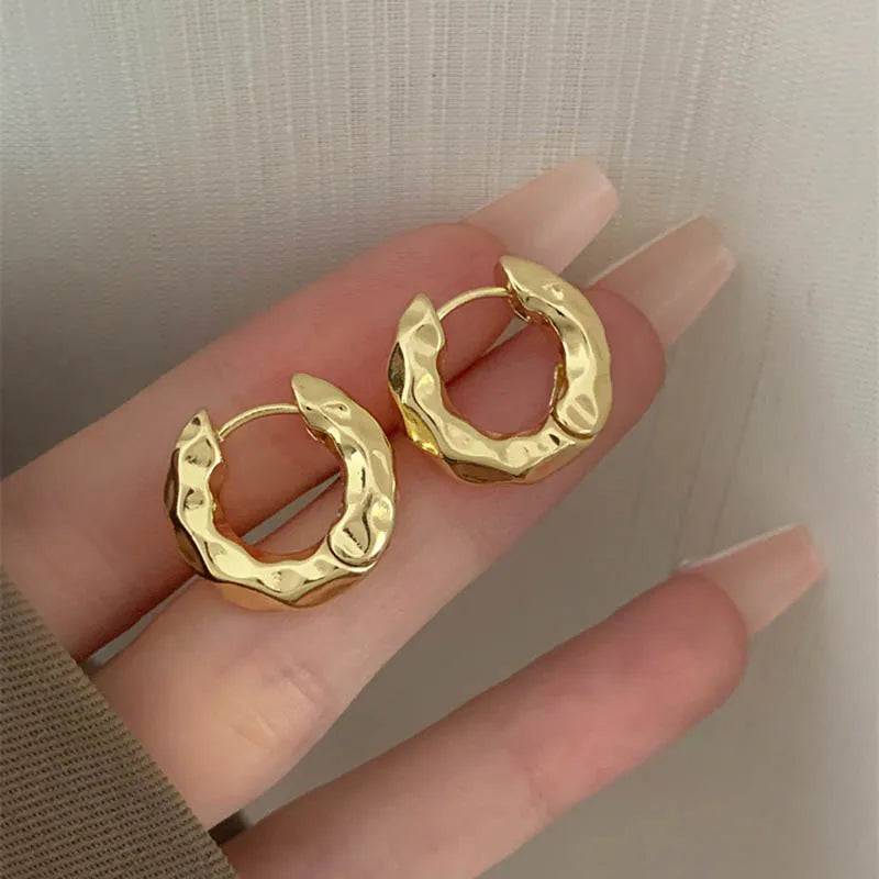 Chunky Hoop Earrings
