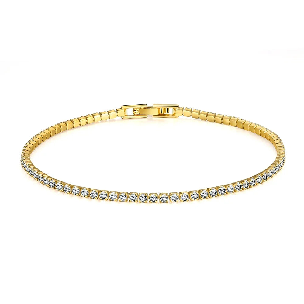 Pure 925 Silver Tennis Bracelet