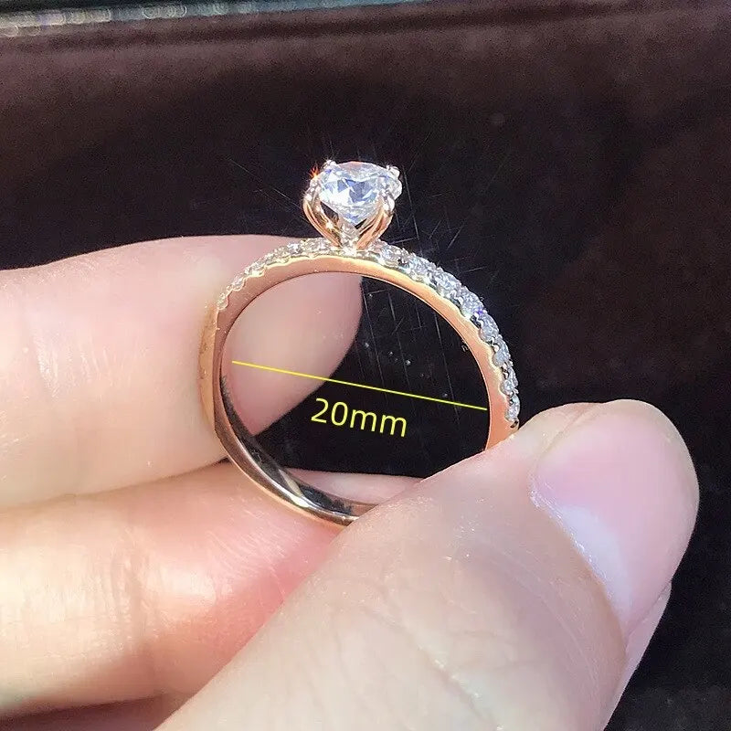Gold-Color Light Luxury Ring