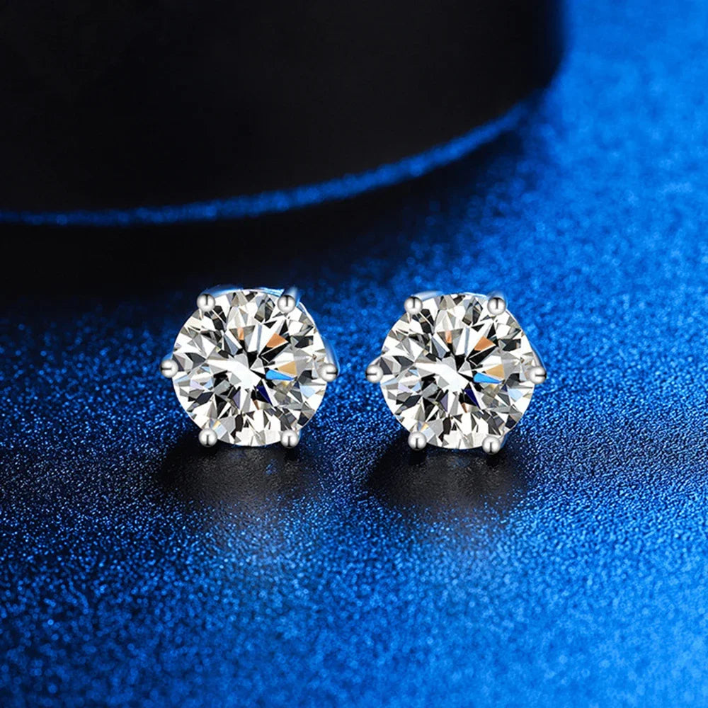 Moissanite Stud Earrings