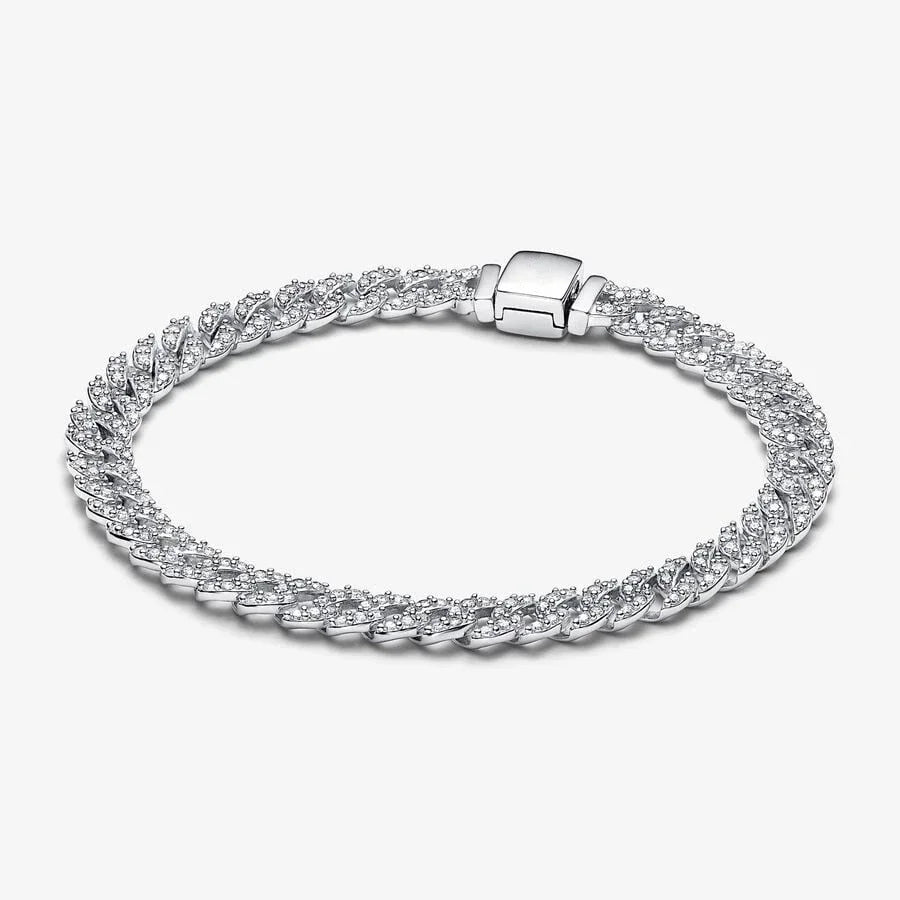 Exquisite Timeless Pavé Cuban Chain Bracelet