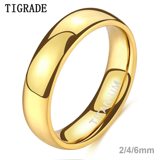 TIGRADE Titanium Rings in 3 Stunning Widths