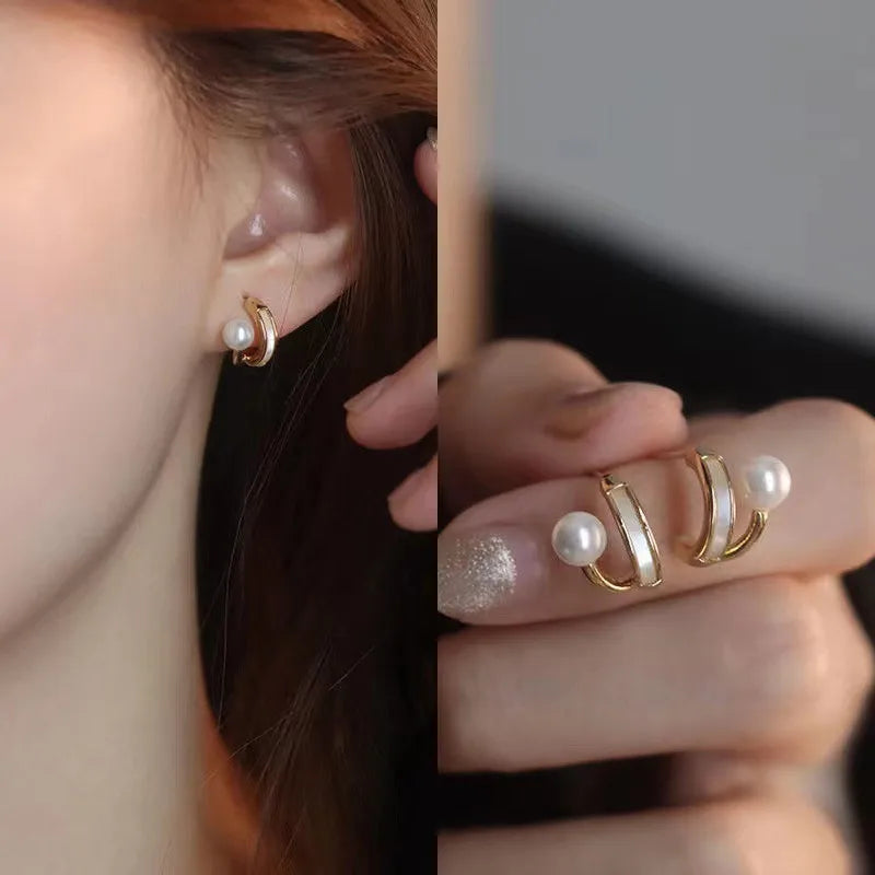 YOBEST’s Exquisite Floral Pearl Studs