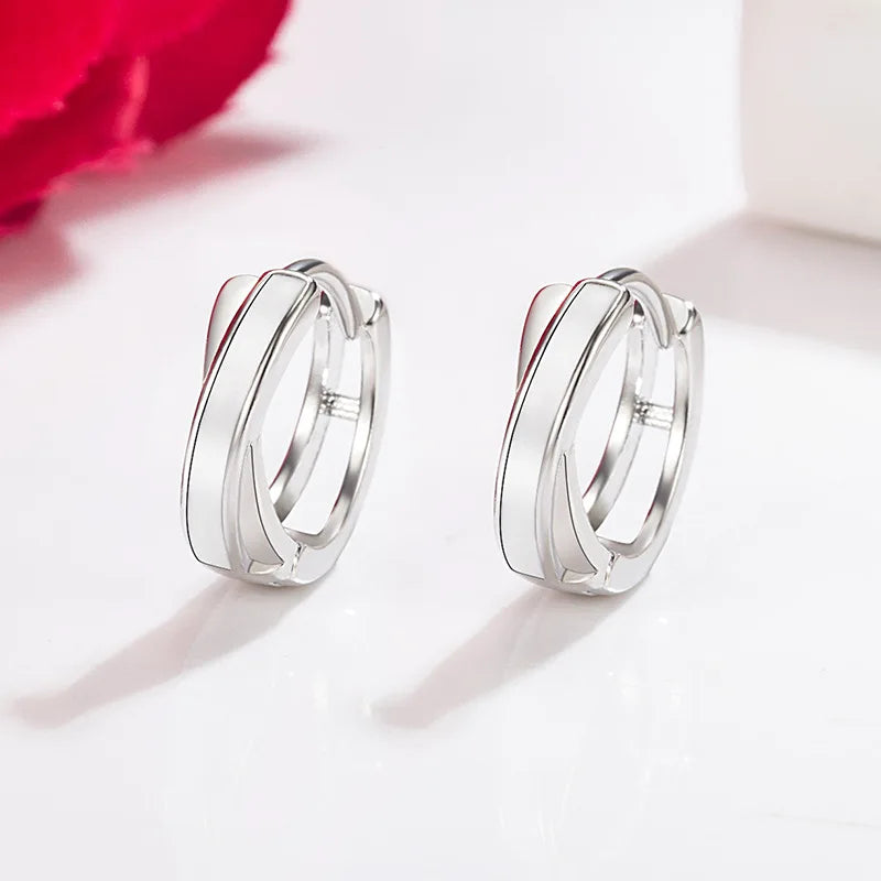 36 Stunning Variants of 925 Sterling Silver Heart Stud Earrings