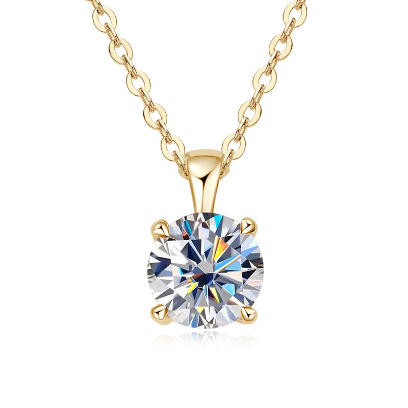 Exquisite 1ct Moissanite Necklace