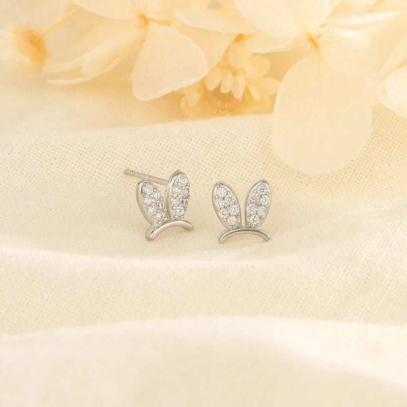 Luxury Crystal Round Stud Earrings