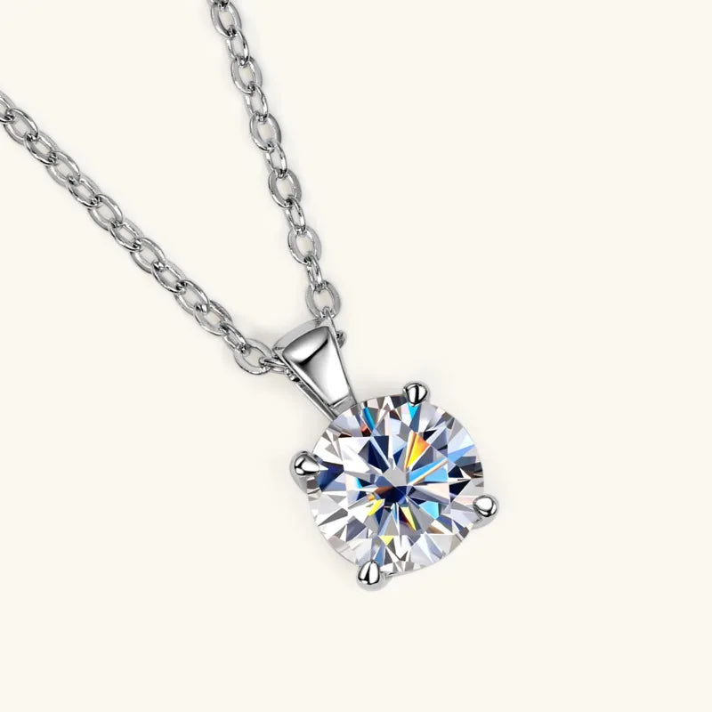 Exquisite 1ct Moissanite Necklace