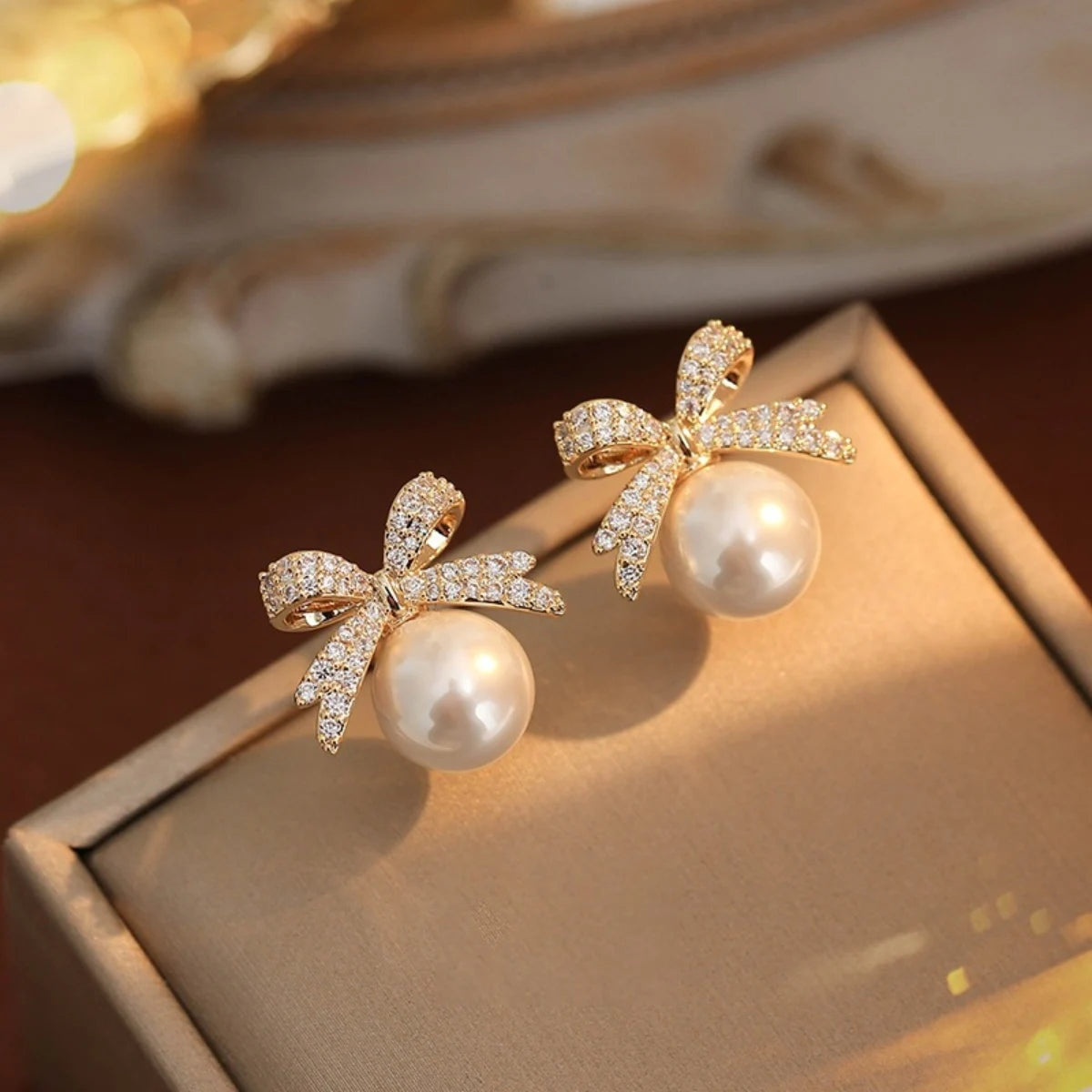 Trendy Cross Studded Diamond Earrings