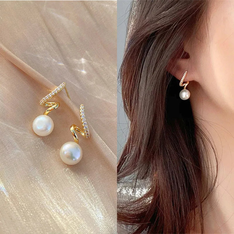 YOBEST’s Exquisite Floral Pearl Studs