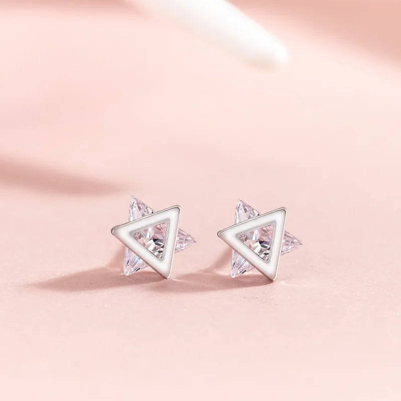 36 Stunning Variants of 925 Sterling Silver Heart Stud Earrings