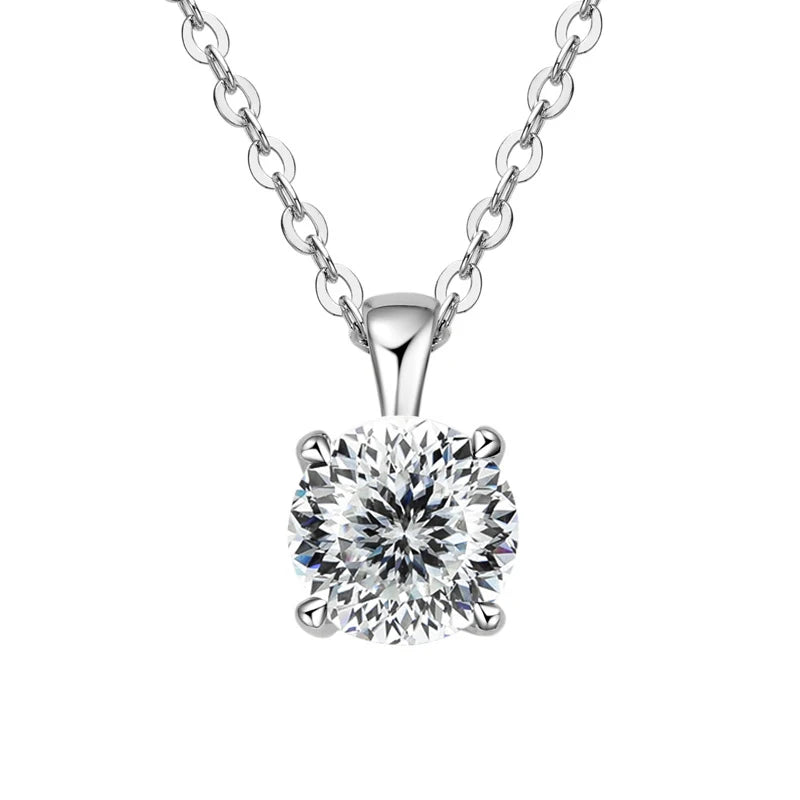 Exquisite 1ct Moissanite Necklace