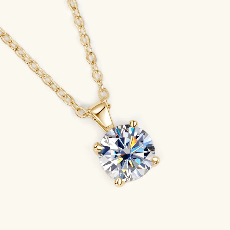 Exquisite 1ct Moissanite Necklace