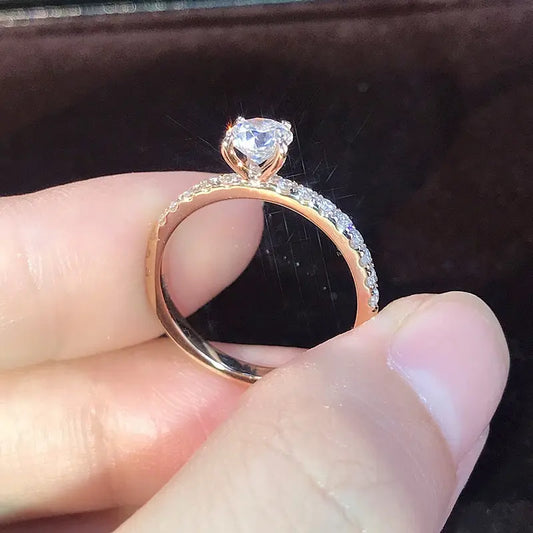 Gold-Color Light Luxury Ring