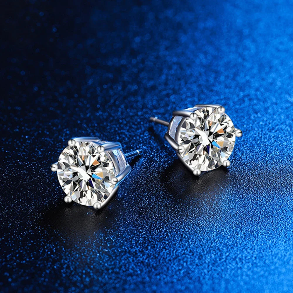 Moissanite Stud Earrings