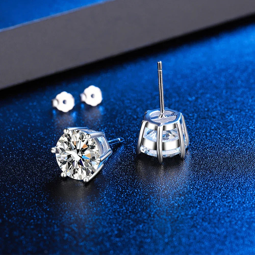 Moissanite Stud Earrings