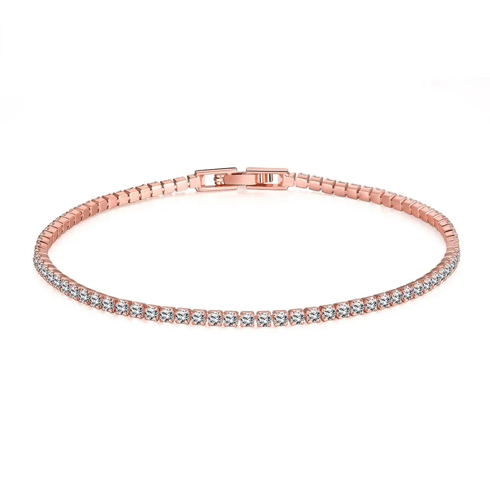 Pure 925 Silver Tennis Bracelet