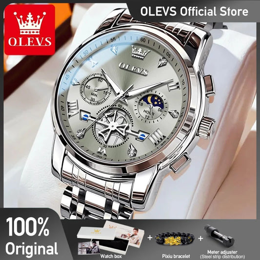 OLEVS Men’s Classic Multifunctional Chronograph Watch