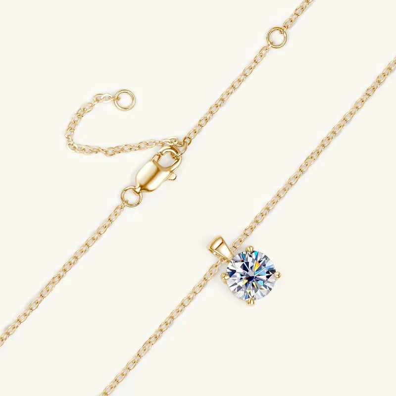 Exquisite 1ct Moissanite Necklace