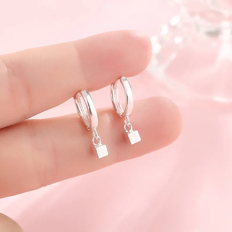 Luxury Crystal Round Stud Earrings