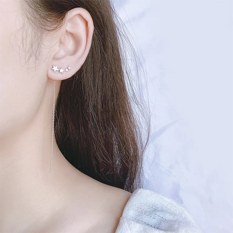 Luxury Crystal Round Stud Earrings