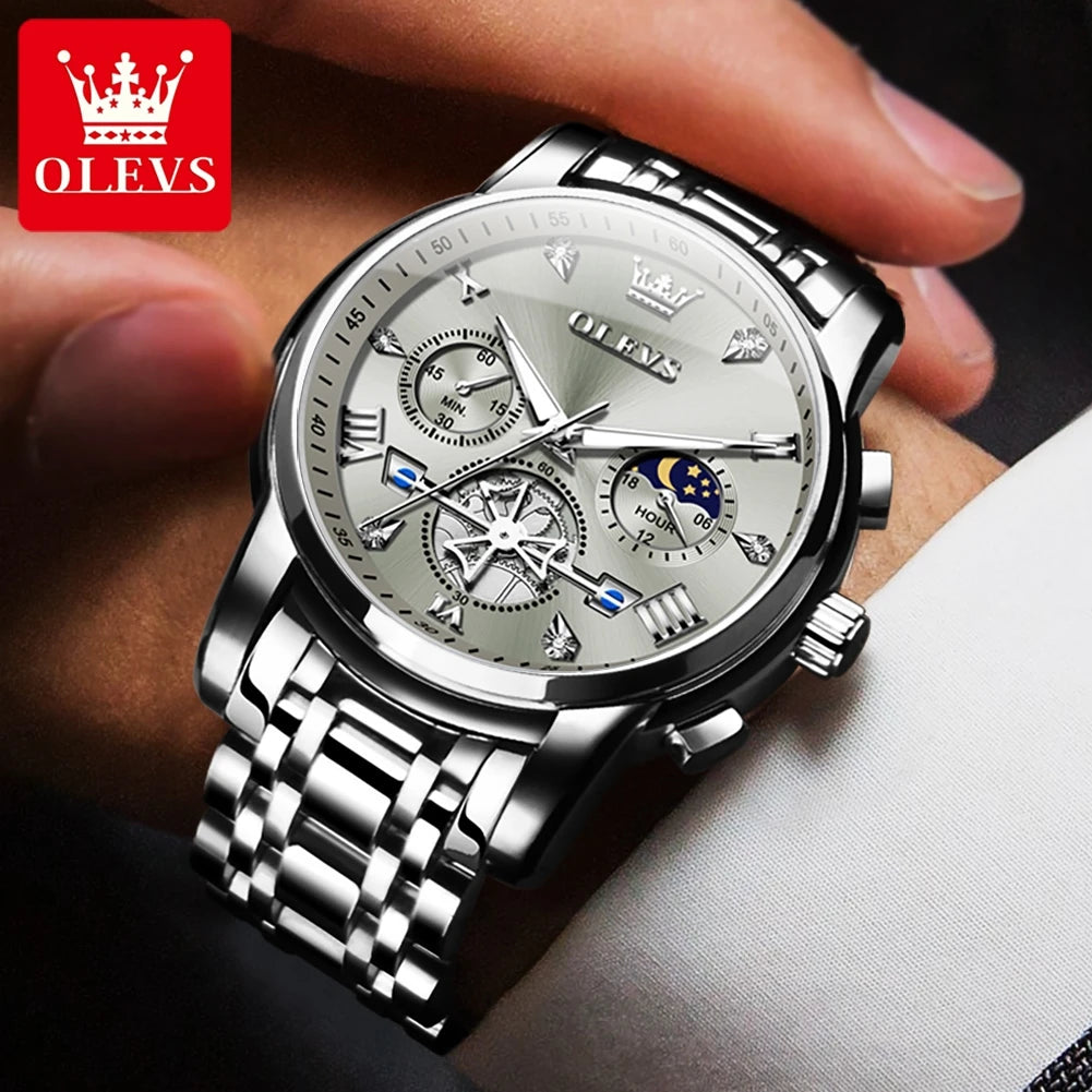 OLEVS Men’s Classic Multifunctional Chronograph Watch