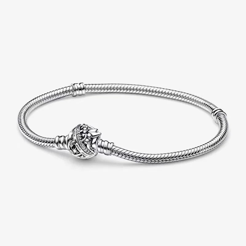 Crown Mickey Snake Bone Bracelet